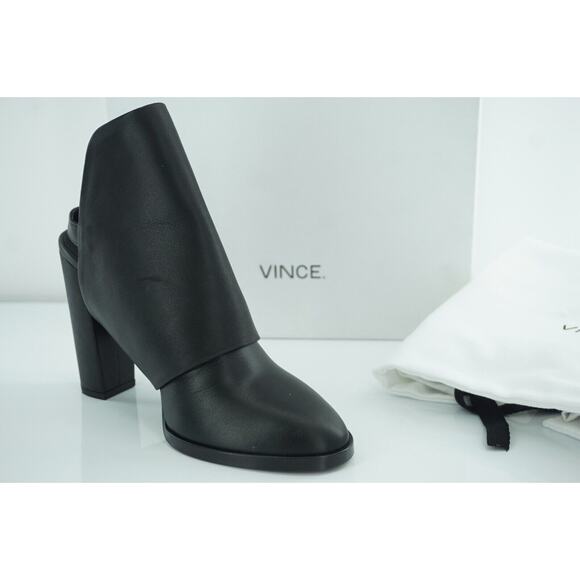 Vince Jody Ankle Strap Back Mule Bootie Pumps Size 9 NIB $495